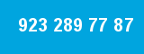 923 289 77 87